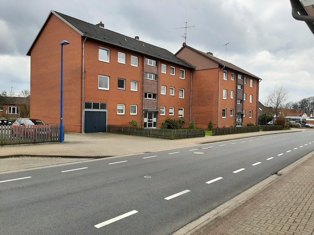Große 3-Zimmer-Wohnung mit Garage im Zentrum von Bergen